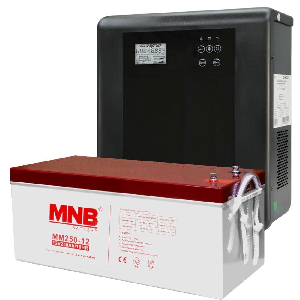 Комплект ИБП Энергия Smat II 300 + АКБ  MNB MM 250-12