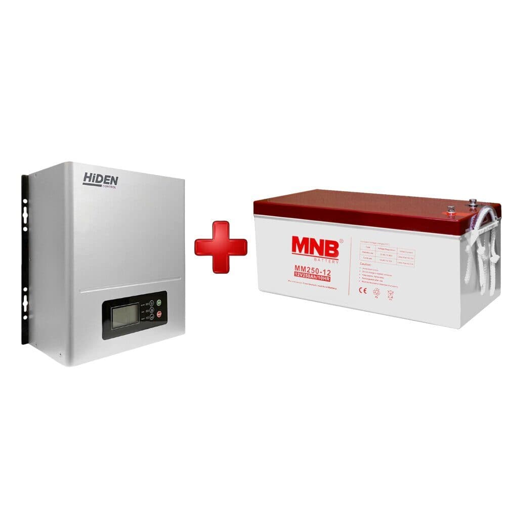 Комплект ИБП Hiden Control HPS20-0312N + АКБ MNB 250-12