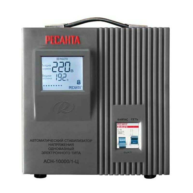 Стабилизатор напряжения Ресанта  АСН-10000/1-Ц