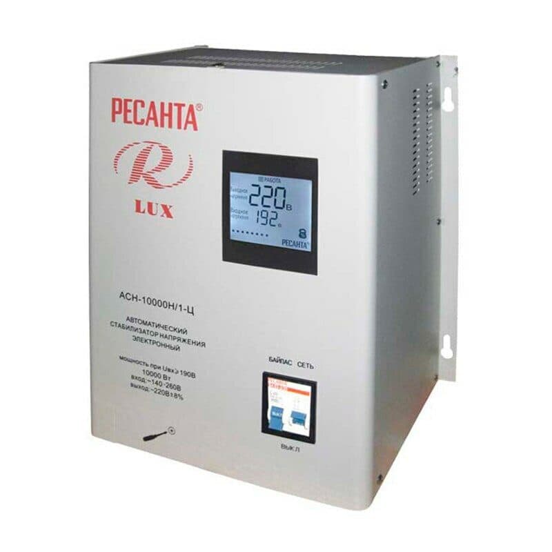 Стабилизатор напряжения Ресанта АСН-10000Н/1-Ц LUX
