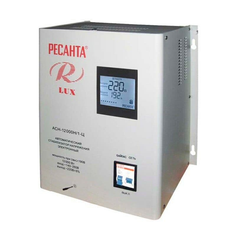 Стабилизатор напряжения Ресанта АСН-12000Н/1-Ц LUX