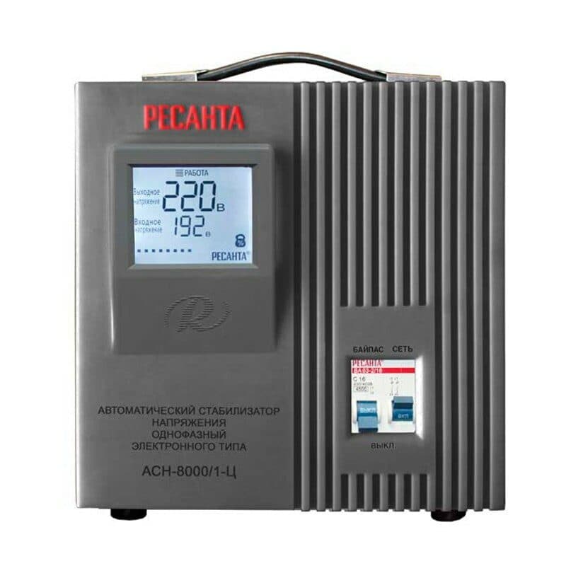 Стабилизатор напряжения Ресанта  АСН-8000/1-Ц