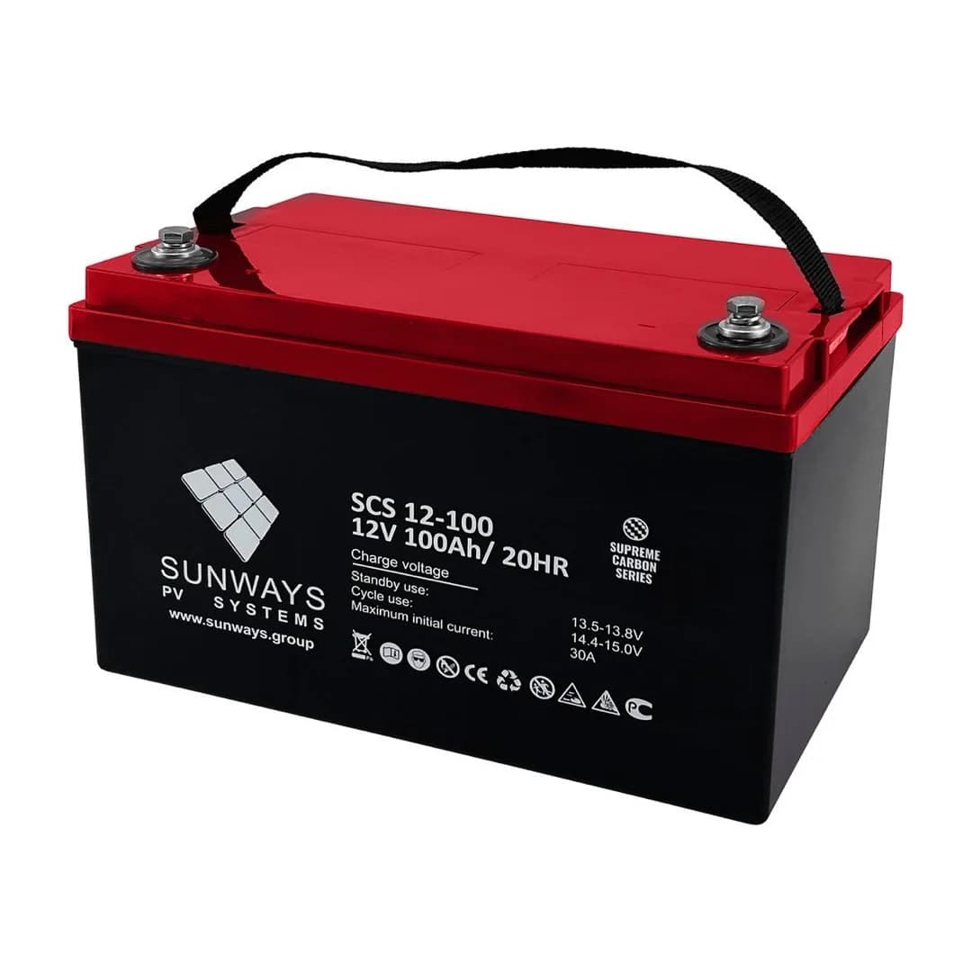 Аккумуляторная батарея SUNWAYS CARBON SCS 12-100